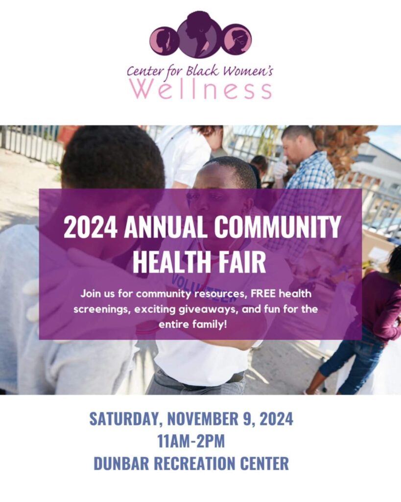 2024 Annual Community Health Fair - Center for Black Women’s Wellness